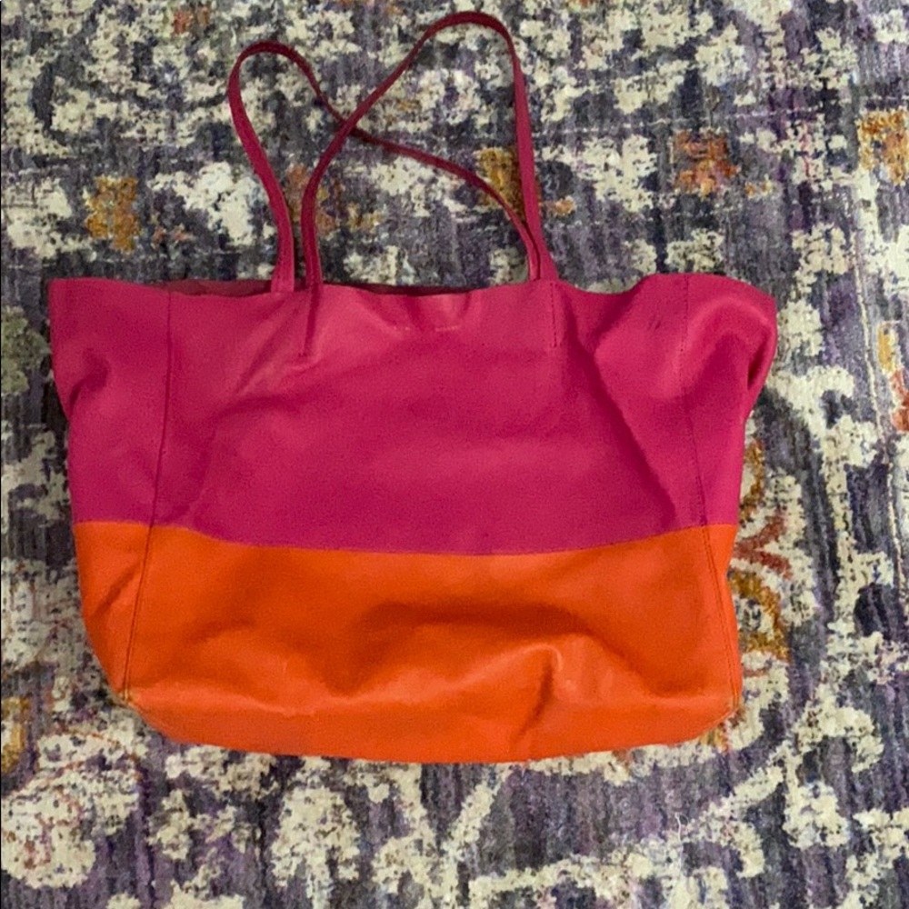 Céline leather tote